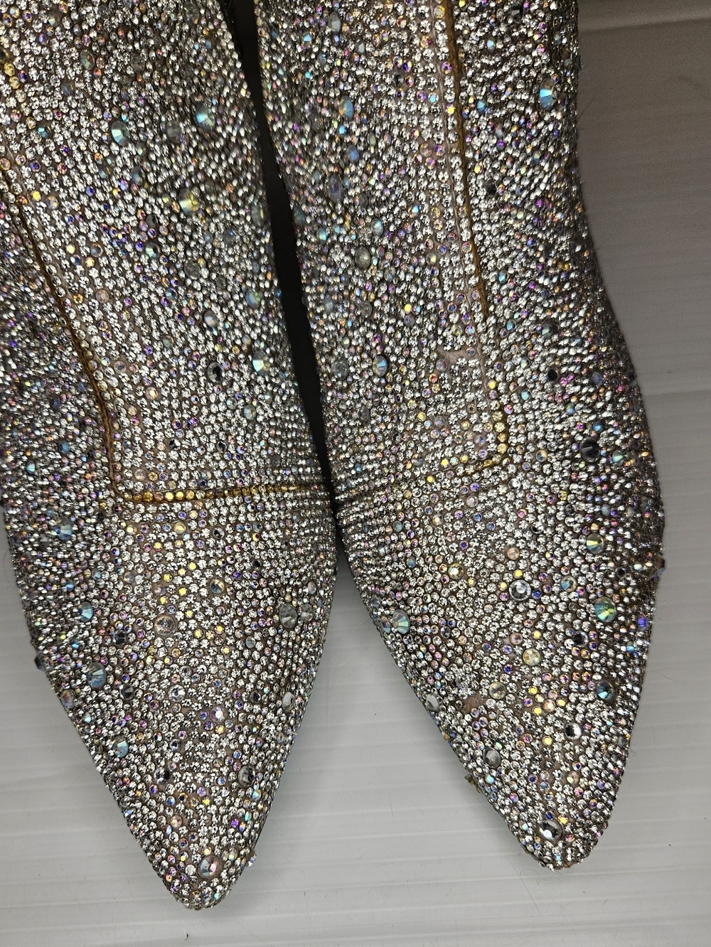 Betsey Johnson Women's Cady Ankle Boot, Rhinestone, 9.6 - Picture 6 of 13
